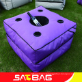 Cool moveable fabric small table bean bag outdoor